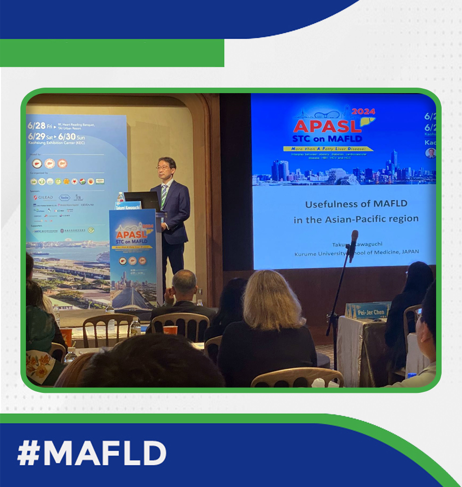 MAIDEN_MAFLD's tweet photo. Prof. Takumi Kawaguchi is taking about usefulness of #MAFLD in the Asia-Pacific region.
#APASLSTC https://t.co/eUPcIcxxQj