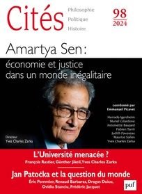 Le dernier numéro de Cités contient un dossier consacré à la question du monde chez Jan Patočka que j'ai eu la chance de coordonner et qui comporte des articles de R. Barbaras, D.Duicu, F. Jacquet et O. Stanciu.