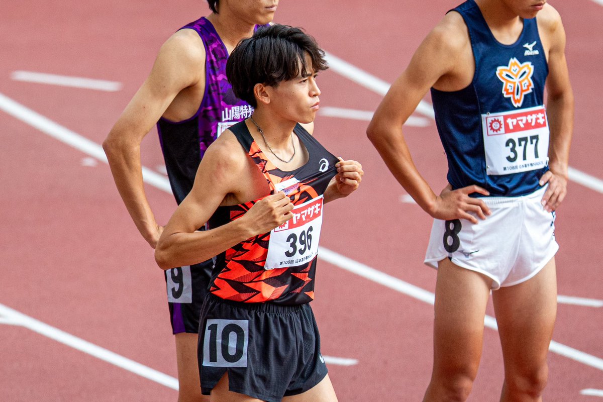 iam_saya_a's tweet photo. #日本選手権　
男子1500m 予選2組

鈴木景仁選手(富士山の銘水)3'44"90 https://t.co/d8JENoTpVV