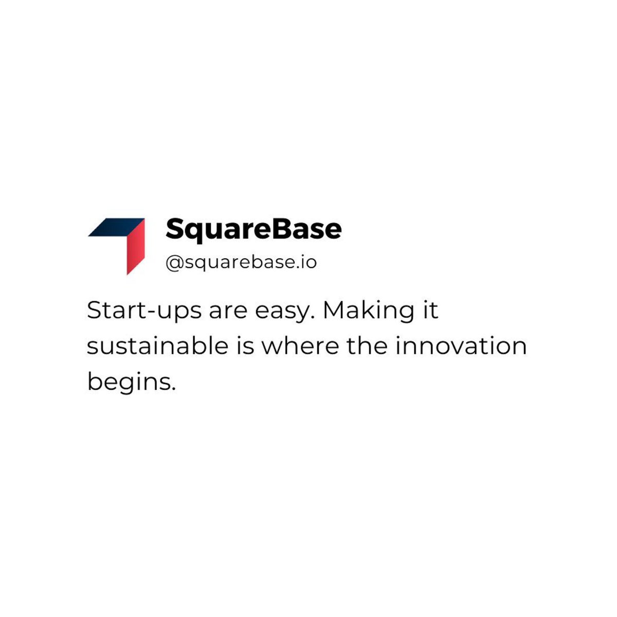 SquareBase's tweet photo. Making your startup sustainable is the key to a successful venture!!
-
-
#Startup #Business #StartupStory #SquareBase https://t.co/wysZrElL6H