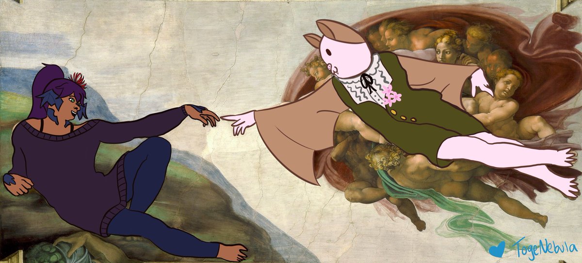 TogeNebula's tweet photo. @SakuraMikage wanted our fugis hands to touch during @Rangerere βs stream, so I created this #SakuFrames #TogebART https://t.co/UY8O4oOP77