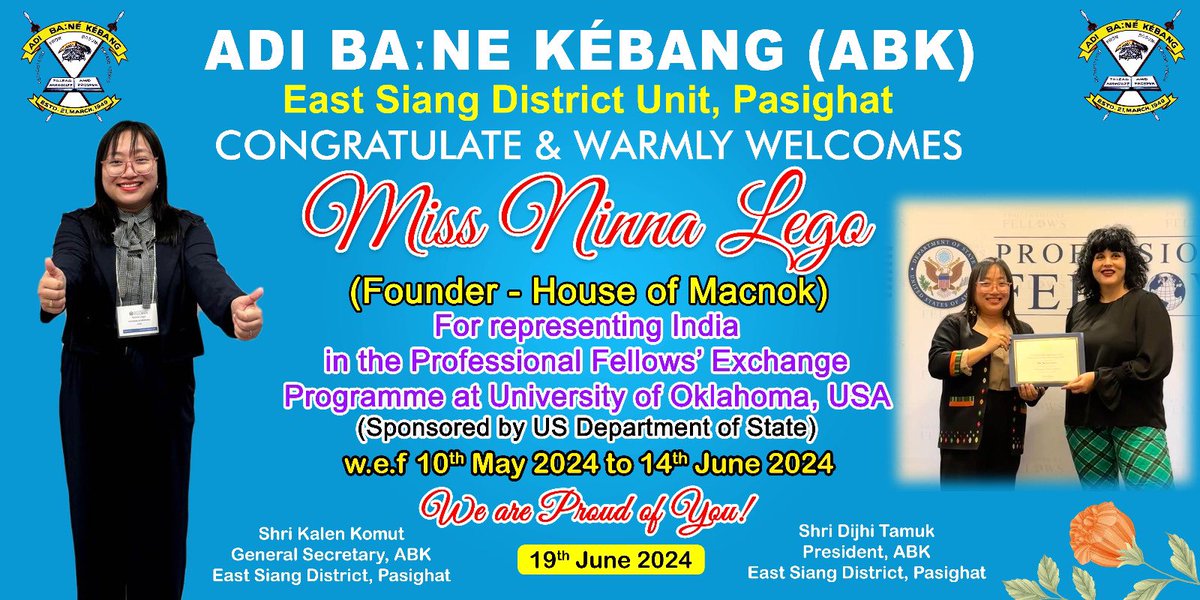 nunglego's tweet photo. Deeply grateful to ABK, ABAK, Silak Lego Welfare Society, and Tangang Erang Society for the warm welcome home from America. Your support for HoM inspires us to uplift our community and globalize our indigenous products. Together, we’ll thrive! 
By the community for the community https://t.co/CL2oYbVWGB