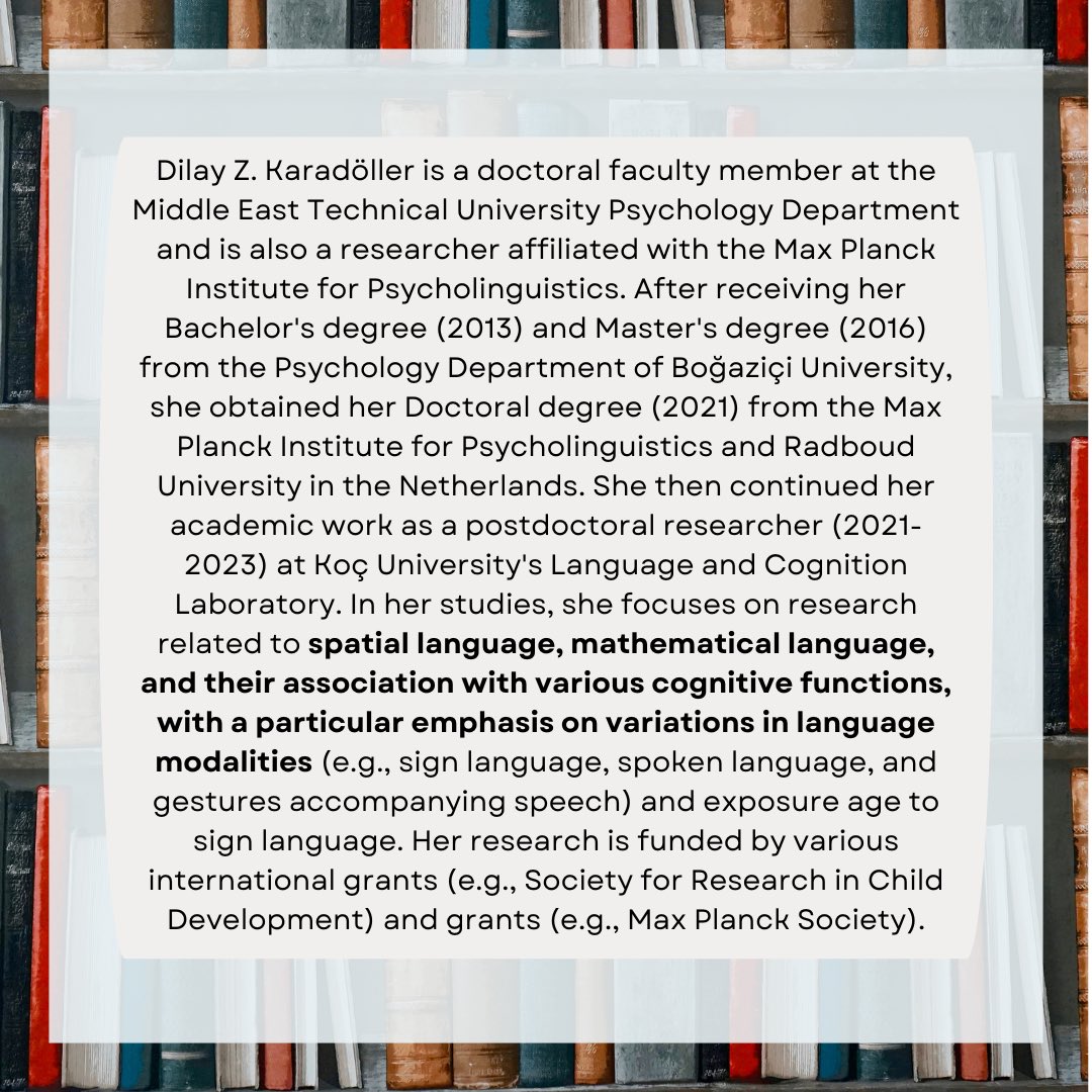 MlcdMETU's tweet photo. #mlcd #odtü #metu #DilGelişimi #MultimodalLanguage #İşaretDili #SignLanguage #GelişimselPsikoloji #developmentalpsychology https://t.co/kr3ooTIluP
