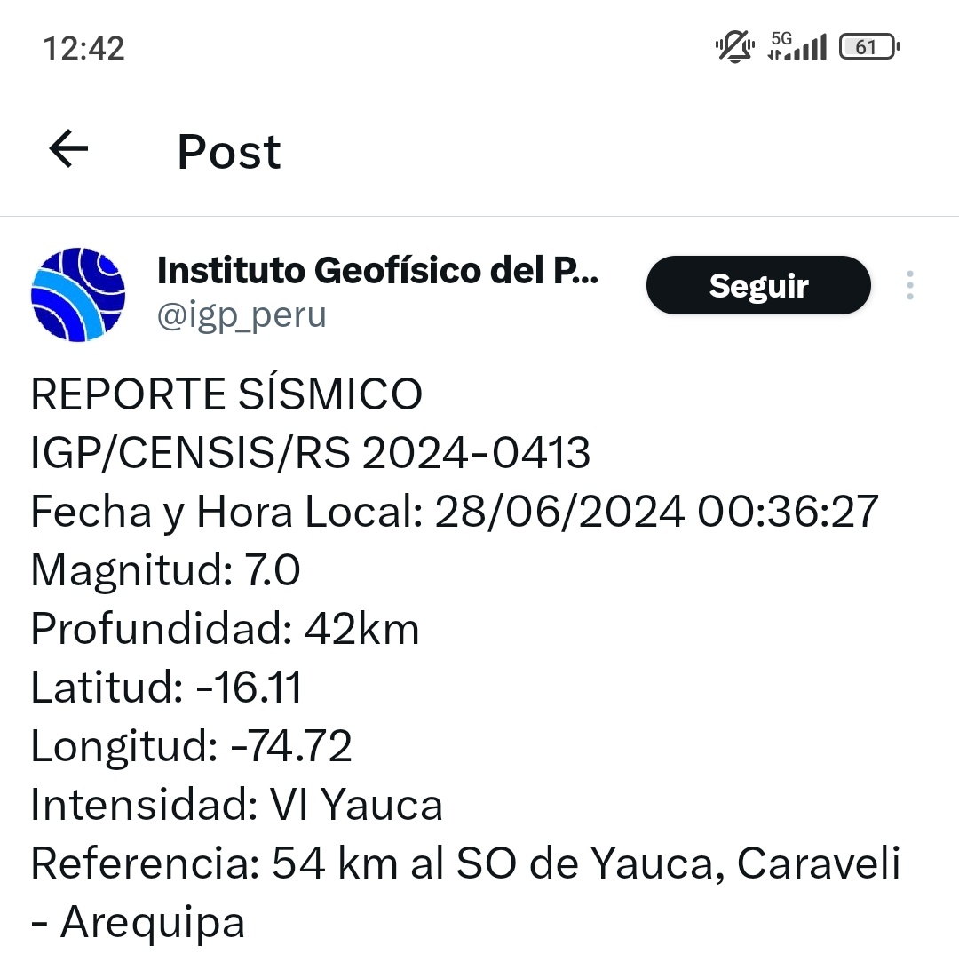 roos_cp's tweet photo. Me sacó de la cama #sismo #Lima #Caraveli #Arequipa https://t.co/EJd8Br6DzZ