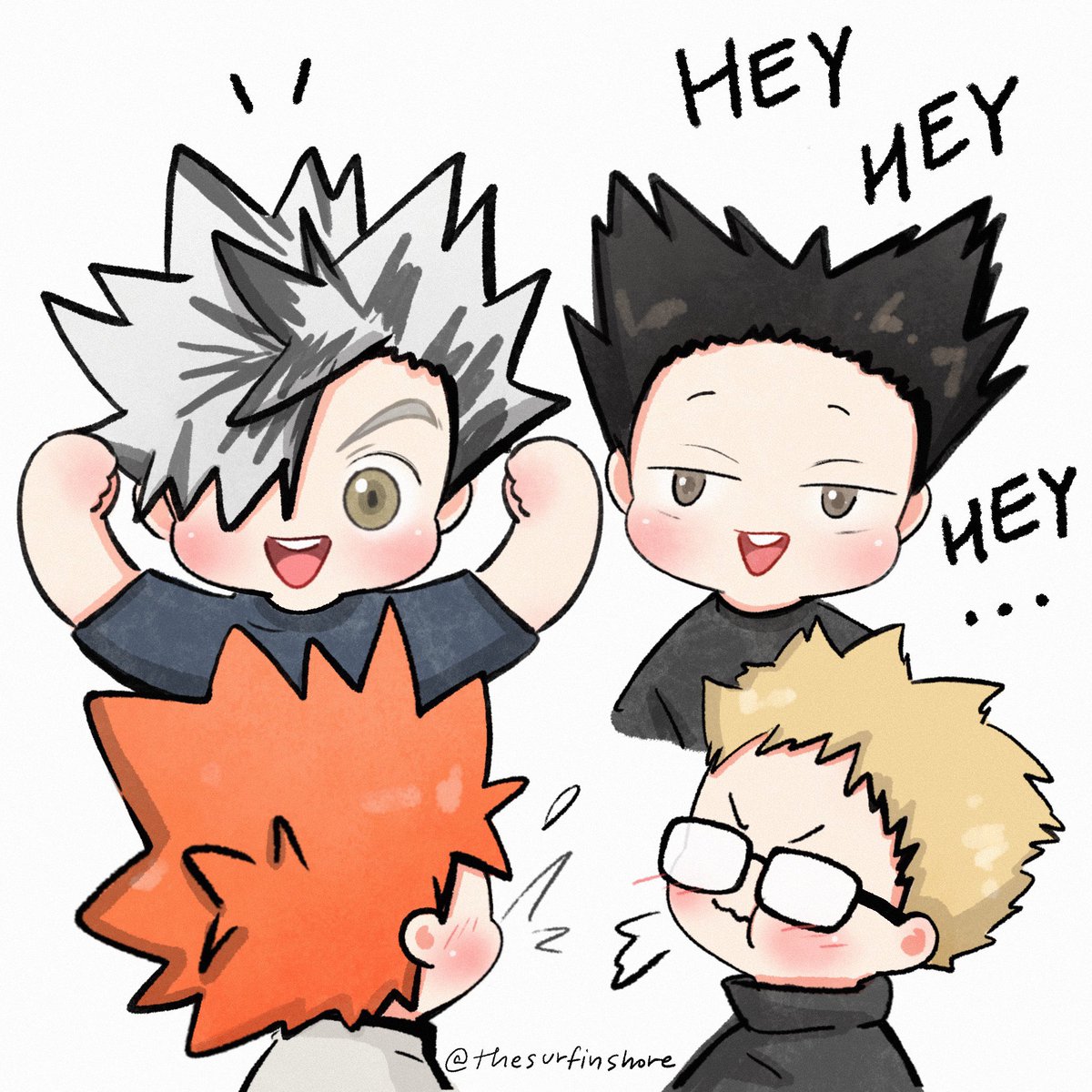 🦉↔️🐈‍⬛

#Haikyuu #ハイキュー
