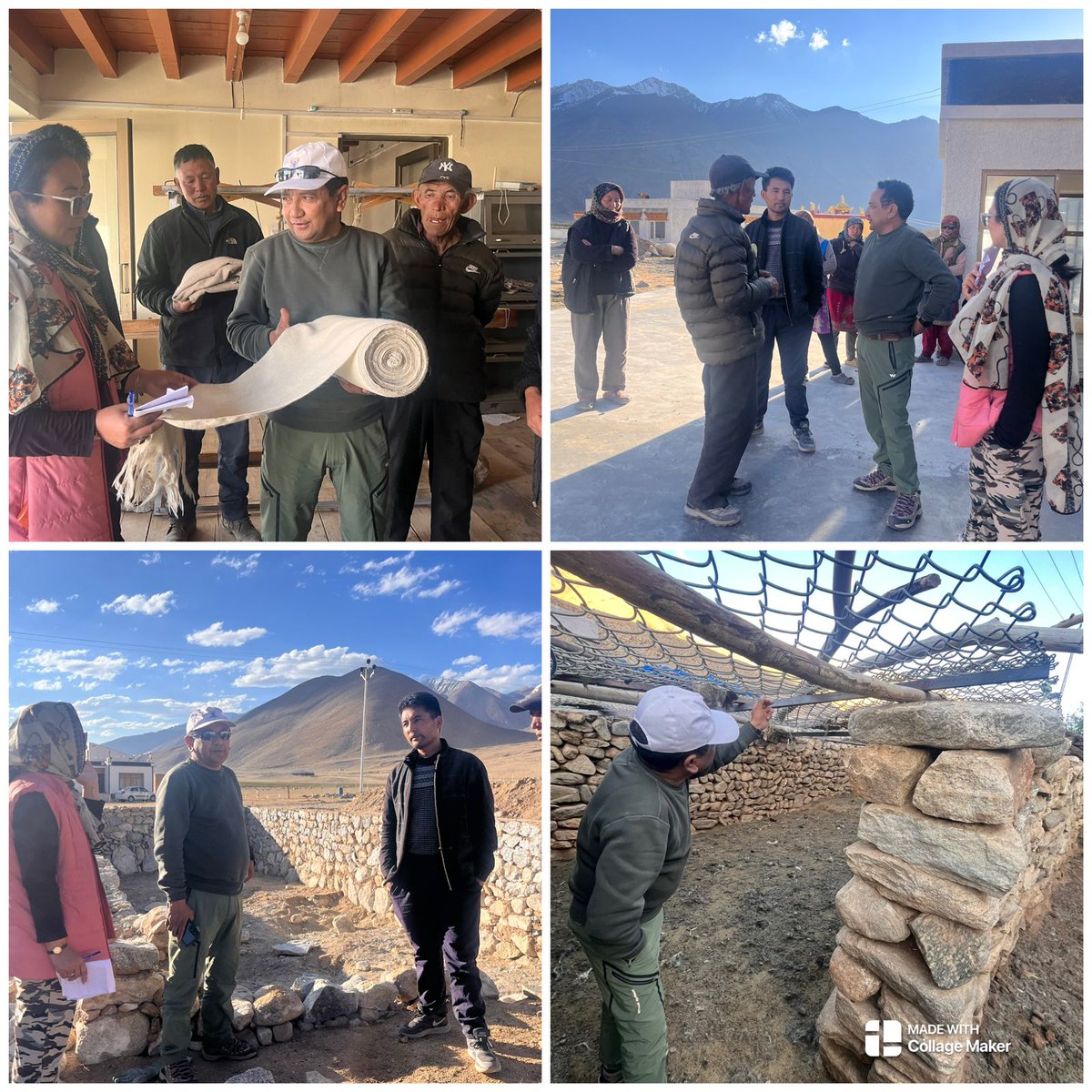 DIPR_Leh's tweet photo. JD, Sheep Husbandry Dept., Dr Iftikhar Hussain visited Merak, Phobrang, Kargyam &amp; Tharuk Sheep Extension Centers to review records on June 27.

He engaged with breeders from Chushul &amp; Kargyam villages on enhancing year-round sales of pashmina and mutton. https://t.co/uPPdJ5zIzo