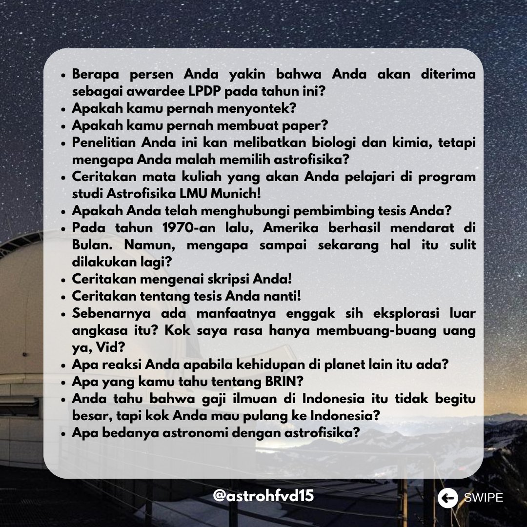 Hafvid Fachrizza 🪐 🌌 🔭 ✨️ tweet media