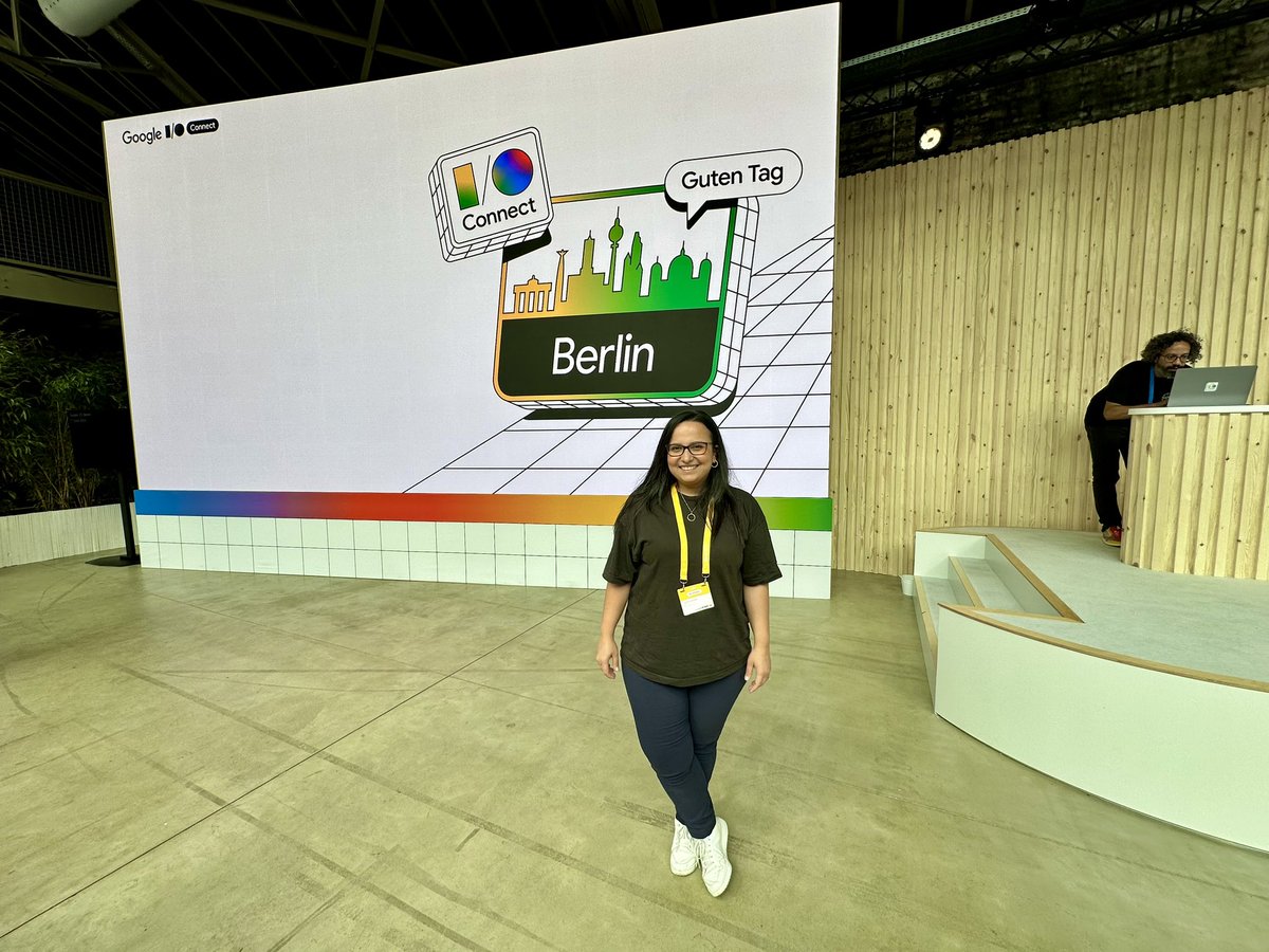 faridaelchuzade's tweet photo. Hello there from Google I/O Connect Berlin 🇩🇪🎉

@vivecodes 

@googledevgroups @Google @googlecloud https://t.co/aTuOeXoC5m
