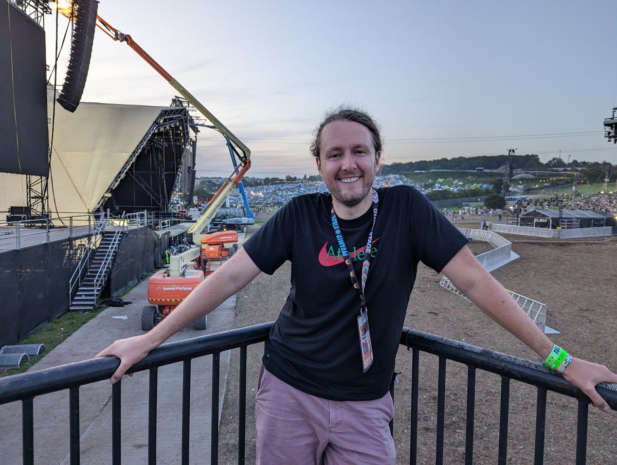 Growing up I always wanted to be a reporter at a large event 🎊🎶🎉

I'm now reporting at <a href="/glastonbury/">Glastonbury Festival</a> Festival.

Never give up on your dreams! (I know that's cheesy!)