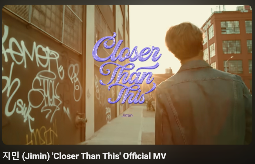 [SGMB Stream]

▶️'Closer Than This' Official MV
🔗youtu.be/zzKV_T9ybe8?si…

#지민 #Jimin #로꼬 #Loco #Jimin_MUSE #SmeraldoGardenMarchingBand #SGMB