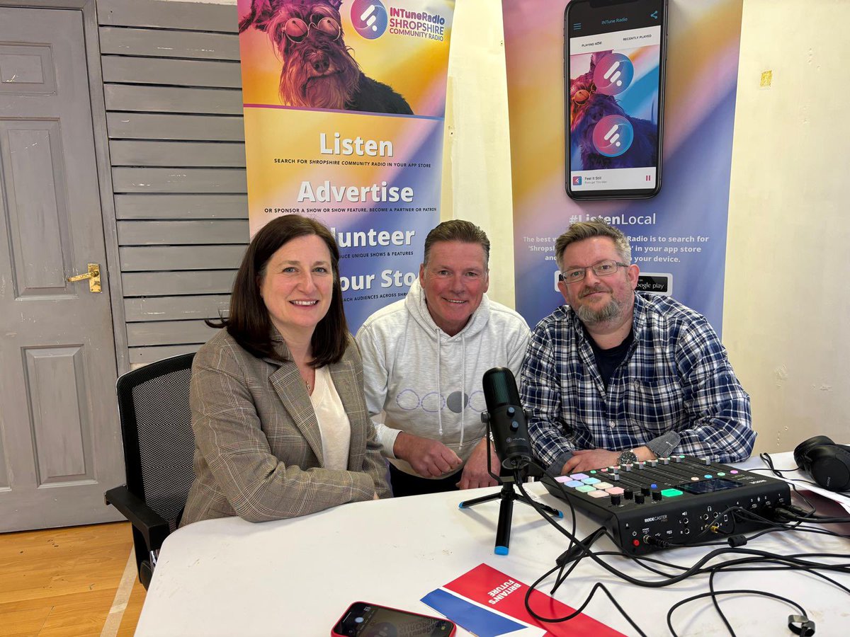 Fluidnetworksol's tweet photo. This time next week, we’ll know who’ll be in Number 10. Our very own Rob Tolley, on behalf of @SevernBusiness, was invited by @intuneradio to help quiz parliamentary candidates for the Shrewsbury &amp; Atcham constituency. 

Listen in https://t.co/6TuSbSiFGs https://t.co/g1FWjECMjG