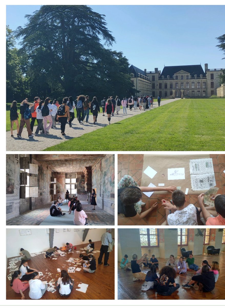 Une journée hautement culturelle pour 5 classes de 5e en visite et ateliers au  <a href="/ChateauOiron/">Château d'Oiron</a> : découvrir pour apprendre. De quoi enrichir leur parcours artistique et culturel ! Un financement <a href="/cite_edu_lr/">Cité Éducative - La Rochelle</a>