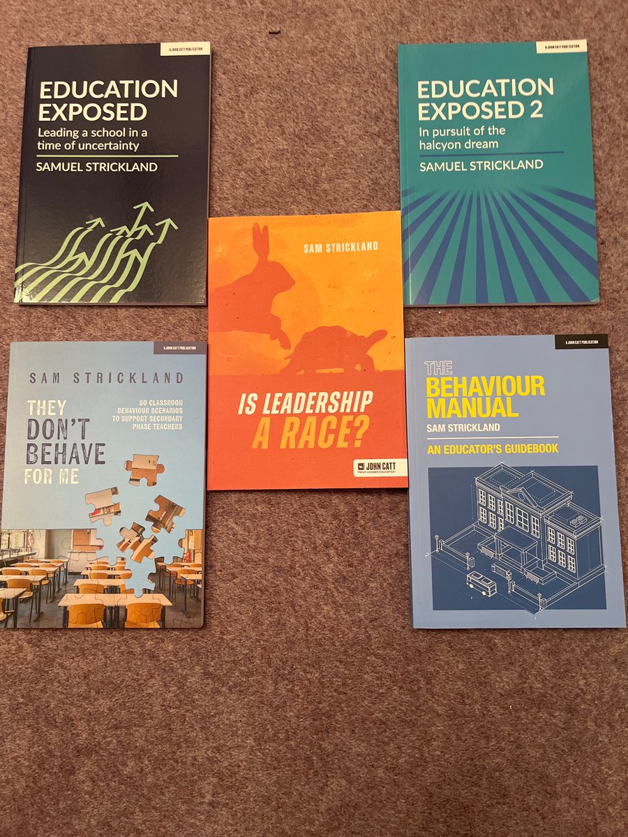 🚨 ‼️ 🔔 

Mega competition 

To celebrate my new book Is Leadership A Race? I am giving away this 5 set bonanza 

Want to win? Retweet this tweet

Winner announced Sunday at 9pm