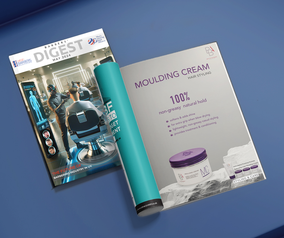 BritishBarbers's tweet image. BBA Moulding Cream achieves a light non-greasy, flexible &amp;amp; #naturalhold for both casual &amp;amp; sophisticated occasions. Also provides treatment &amp;amp; #conditioning for the hair. bbamensgrooming.com

#BritishBarbersAssociation #MensHairstyling #menshairstyle #menshair #mensstylingcream