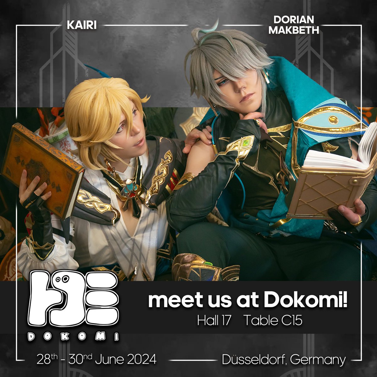 dorianmakbeth's tweet photo. See you at Dokomi! ✨

#dokomi #dokomi2024 https://t.co/802VsJMyoc