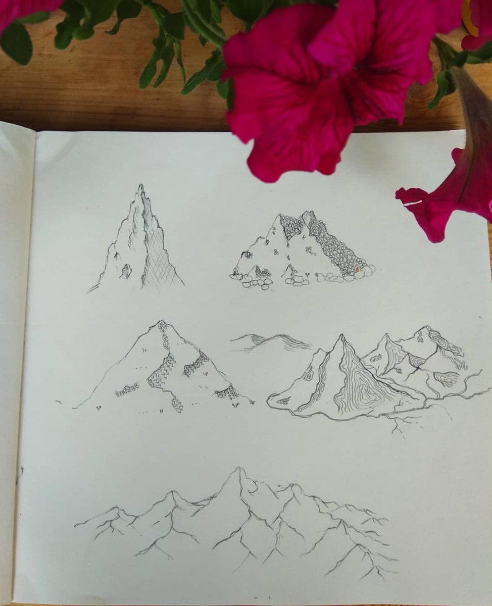 How many different mountains you can draw? I think it's endless. Do you know there were a lot of mysteries associated with the mountains, e.g mount Kailas in Tibet is 6,666m high. The Stonehenge Monument is 6,666 km from this mountain. People living near Kailas age much faster!