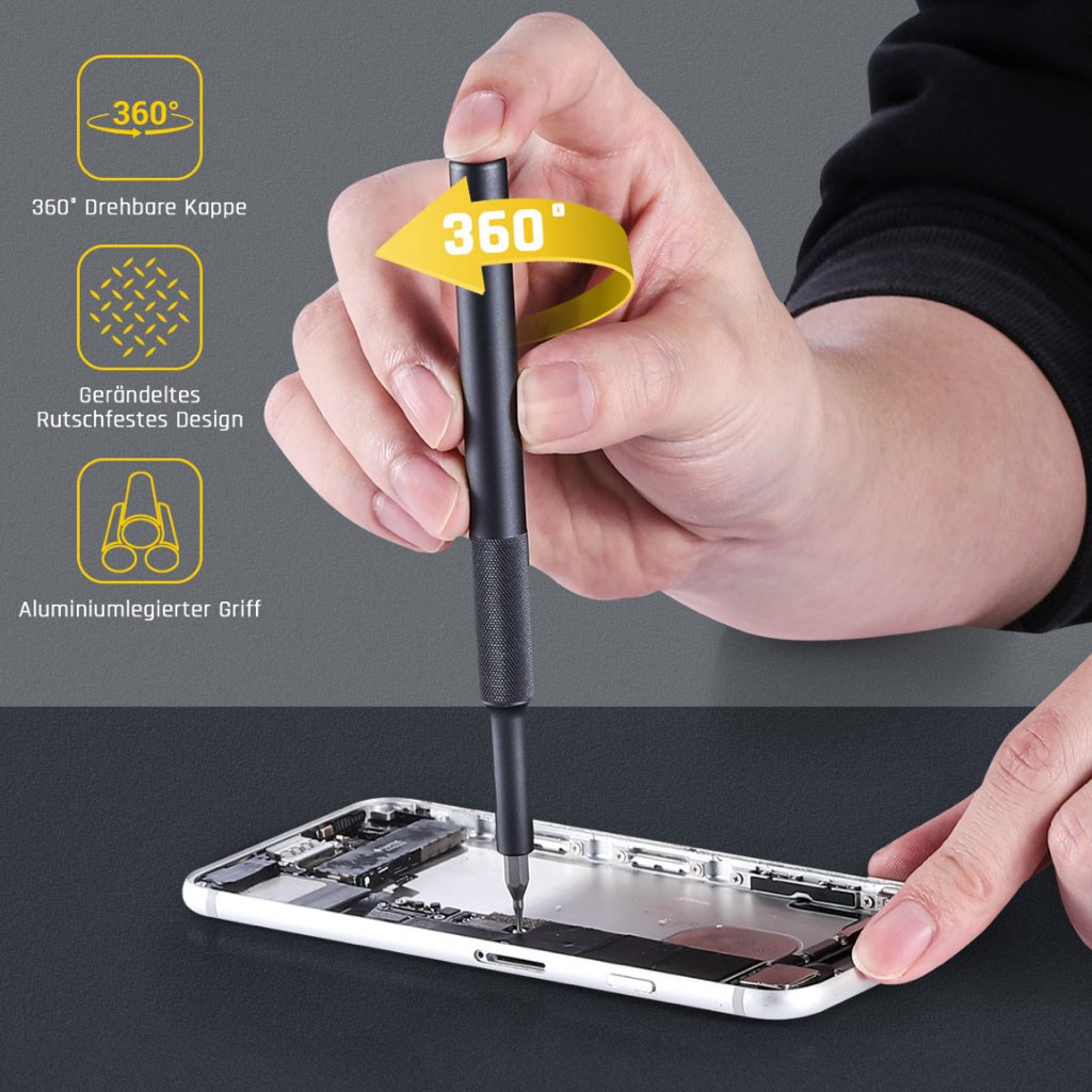 fanttik_de's tweet photo. Lernen Sie unser neues X5 Max Präzisionsschraubendreher-Set kennen! 🔧🔩
Ein Muss für alle Heimwerker und Profis. Erzielen Sie mühelos präzise und genaue Ergebnisse!

https://t.co/Ryv24J8kNW

#fanttik #x5max #präzisionsschraubendreher https://t.co/6aCookzadf