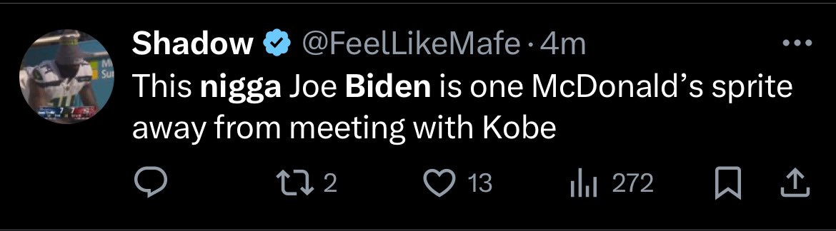 Some dude (@nwordbiden) on Twitter photo 