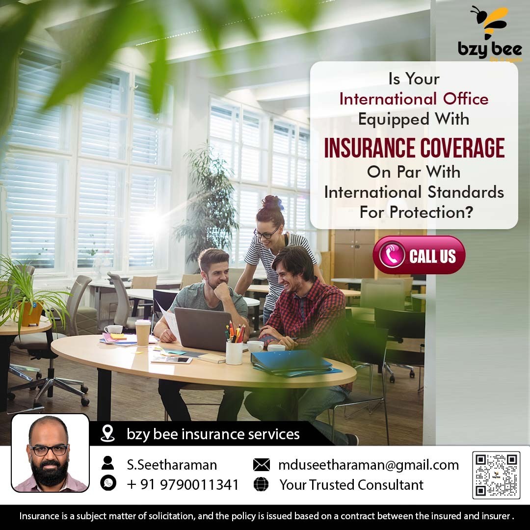 bzybeeinsurance's tweet image. Ensure your international office is properly safeguarded with insurance coverage that meets global standards! 🛡️🌏 #OfficeProtection #GlobalInsurance #StaySecure

உங்கள் சர்வதேச அலுவலகம் உலகளாவிய தரங்களை பூர்த்தி செய்யும் காப்பீட்டுத் தொகையுடன் முறையாக பாதுகாக்கப்படுவதை