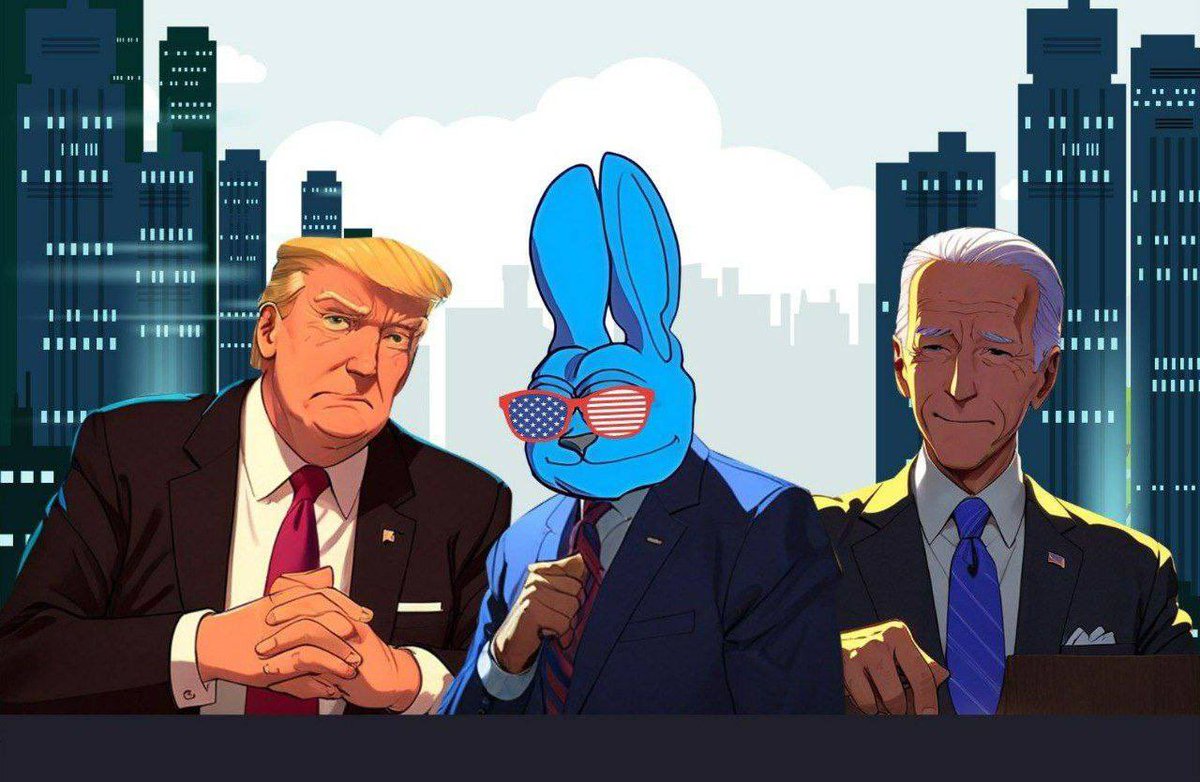 $Rabbit For Trump || MAKE AMERICA GREAT AGAIN🚀

#memecoin #crypto #ethereum #base