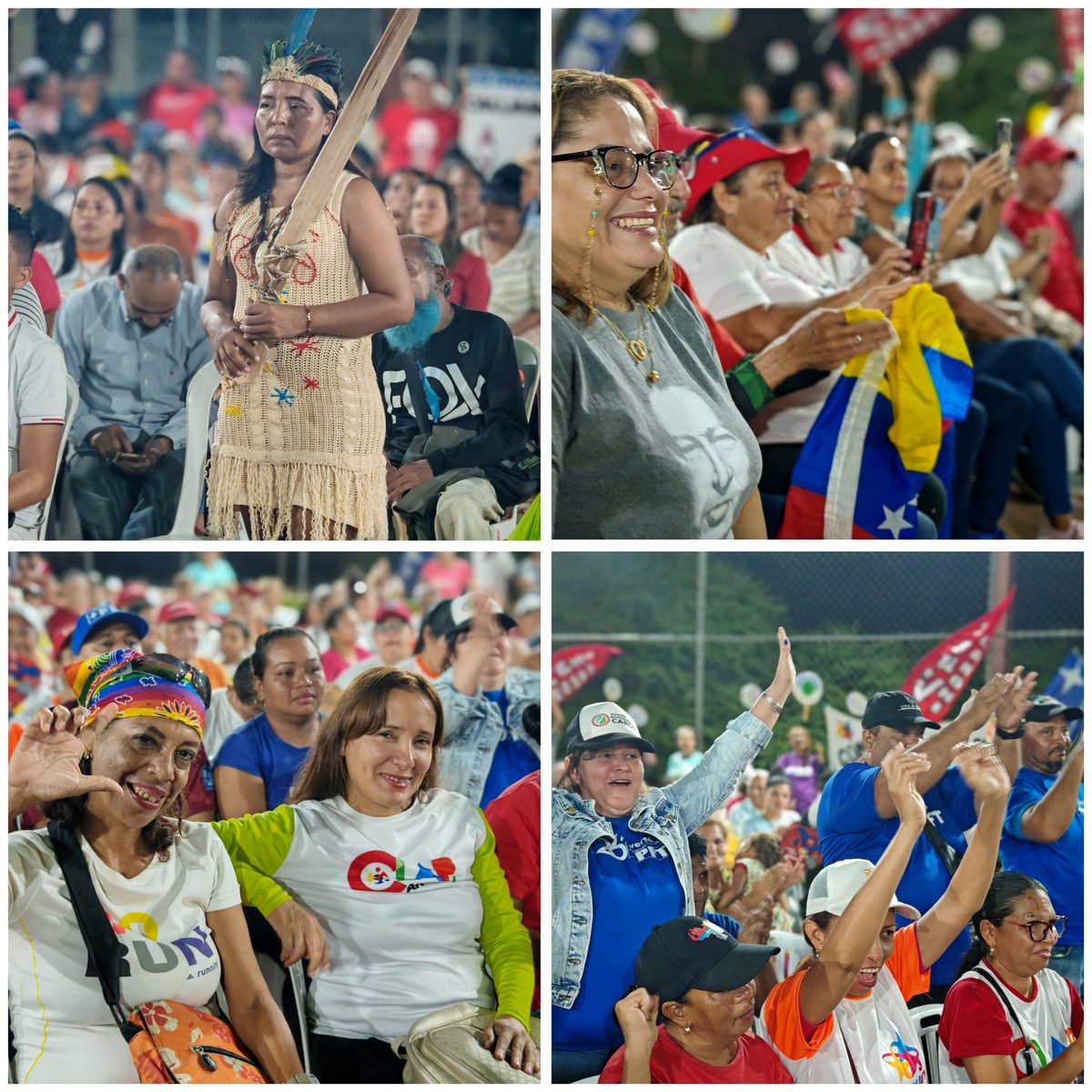 El Huracán Comunero en Bolívar: realizamos tremenda asamblea en San Félix, tierra de batalla libertaria, junto al pueblo Comunero escuchando sus planteamientos y avances productivos y dispuestos a garantizar la victoria del Presidente <a href="/NicolasMaduro/">Nicolás Maduro</a> este #28Julio. Se oye con