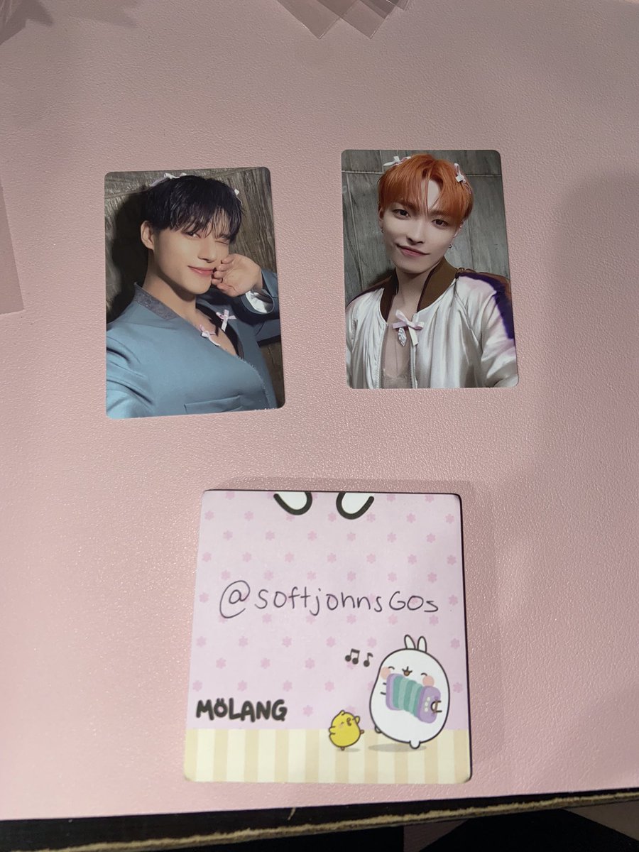 WTT ATEEZ Golden Hour Hello82 Exclusive Bow PC

Have: Wooyoung, Hongjoong
Want: Mingi 

located in USA, prefer USA

DM if interested! (cross posted on instagram)

#ateez #wttateez