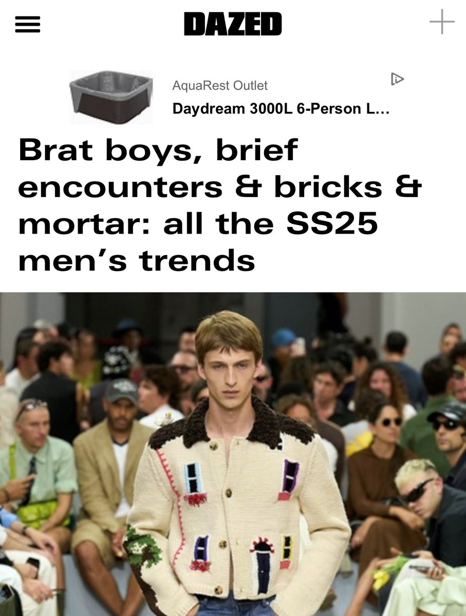 MarioAAbad's tweet photo. anyway my first story for Dazed is all about the weird and silly Men’s SS25 trends! 
🔗: https://t.co/EssvLtZxEj https://t.co/7kLraVedCD