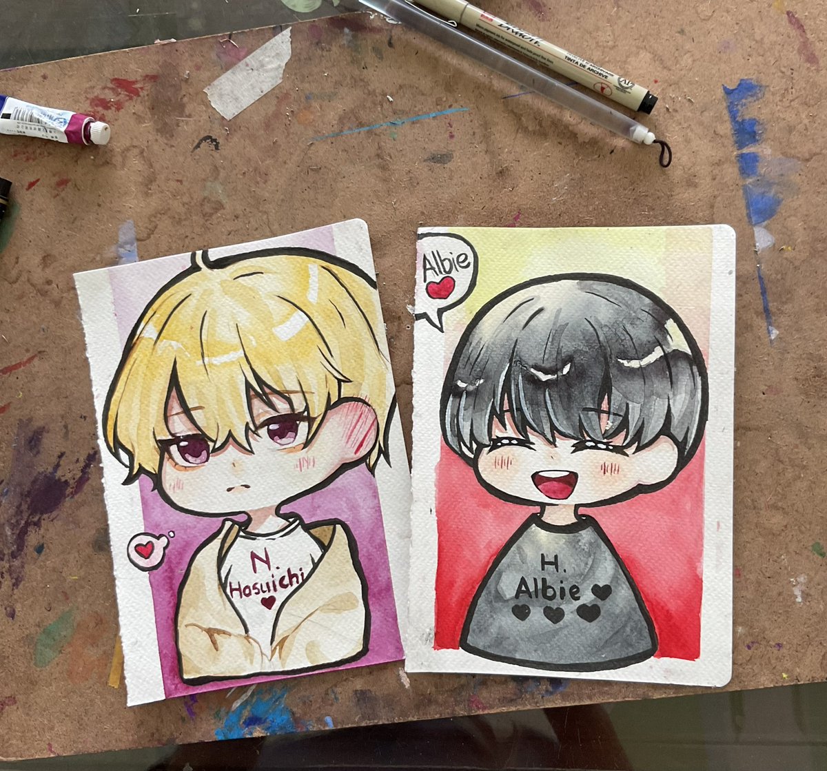 phunphun_05's tweet photo. Hasuichi: I love Albie
Albie:*shy*
——
#Rekkyousensen
#HasuiAlbie https://t.co/fXM8PugWwP