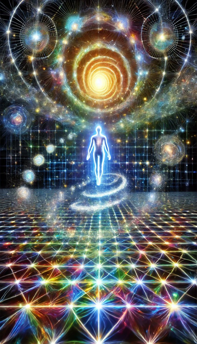 drew_ponder's tweet photo. #EvolvingConsciousness #KleinBottleUniverse #InfiniteEvolution #CosmicRebirth #FrequencyWaveTheory #InterconnectedRealities #SurrealArt #SpiritualAwakening #QuantumMysteries #UniverseSimulation
Image representing the evolving human consciousness within a Klein bottle universe, capturing the essence of infinite evolution and interconnected realities.