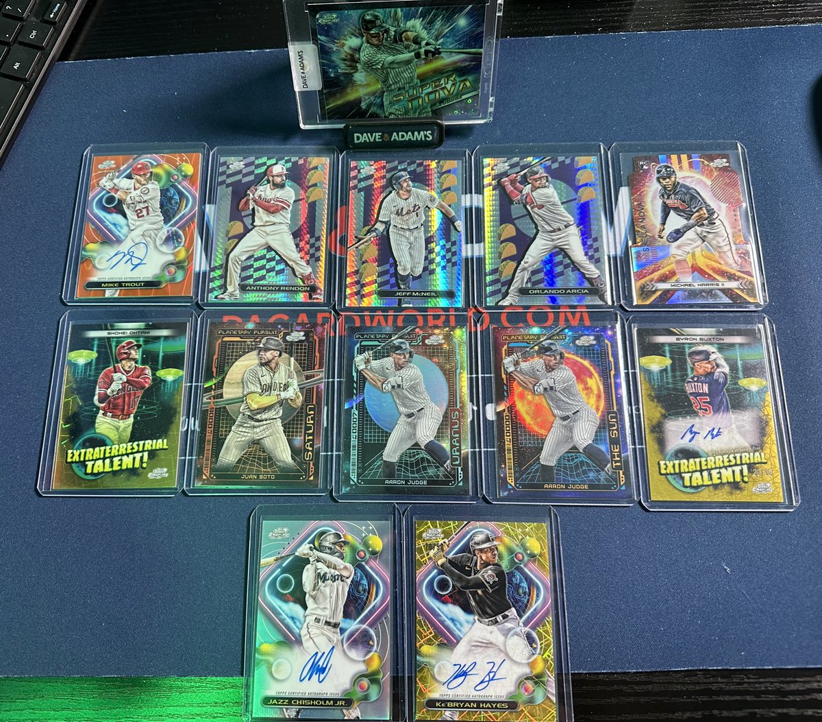 Ummmm… 

I think I ripped the greatest case of 2023 Topps Cosmic Chrome Baseball ever… 😳😮‍💨🔥 <a href="/Topps/">Topps</a> <a href="/dacardworld/">Dave & Adam's</a> @da_livelounge #TheHobby