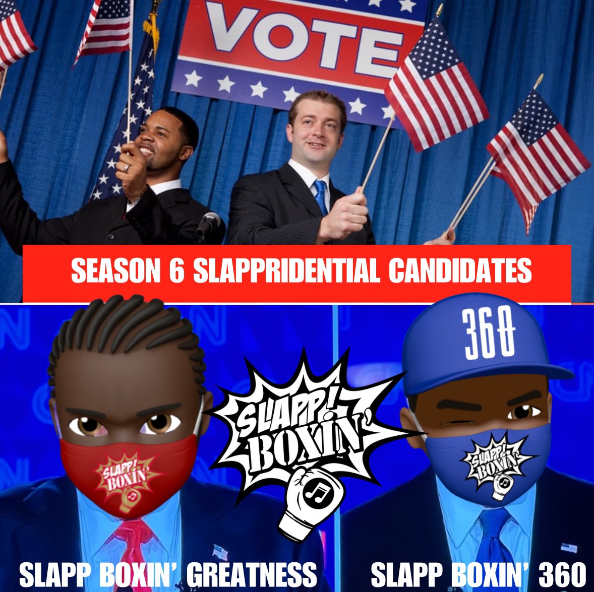 SlappzTV's tweet photo. Don’t forget to cast your vote!!!! Either way, SLAPPZ WILL PREVAIL AND CONTINUE TO RUN OUR COUNTRY!!! 🔥🥊🔥🥊🔥🥊🔥🔥🔥🥊🔥🥊🔥🔥🔥🥊🔥🥊🥊🥊🥊 https://t.co/bZK9LGmnFN