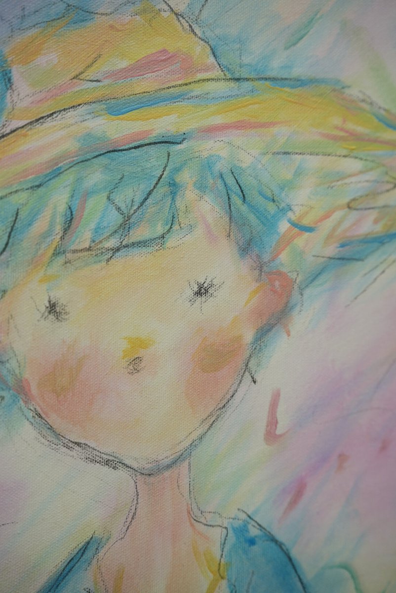 AFT_ginza's tweet photo. 菊地虹個展「SPECTRUM」では、本日も14:00ごろから作家さんが在廊予定です😊

菊地さんの人柄にも触れながら、作品の世界観をお楽しみ頂けるチャンスですので、ぜひお越しください✨

菊地さんによる展示紹介動画はこちら：https://t.co/vit9D9IufX

#ARTFORTHOUGHT #KoKikuchi @k_rainbow7 https://t.co/vreyjgkYwT
