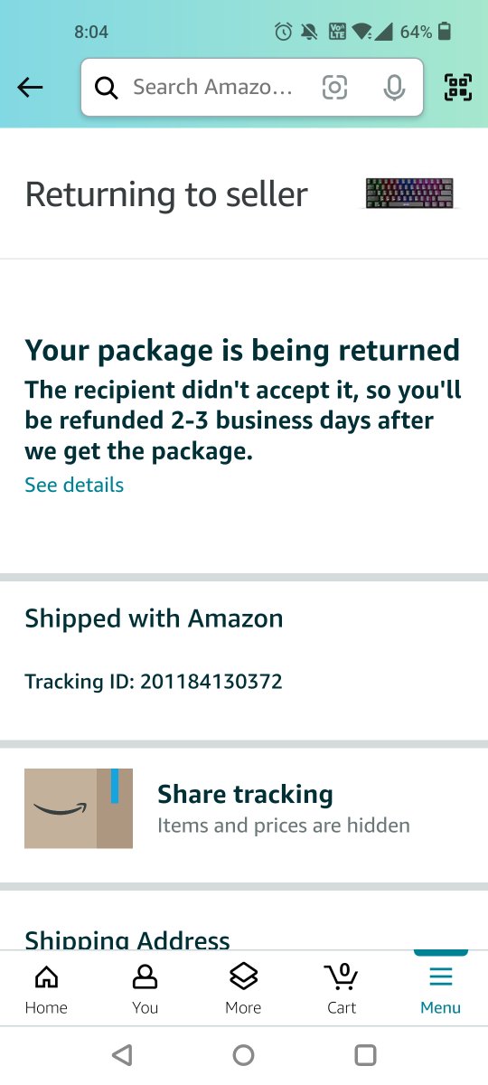 Dr. Darshan Trivedi (@darshantdarshan) on Twitter photo The <a href="/amazonIN/">Amazon India</a> delivery partner has pulled off a shady trick. All communication channels are blocked. This is ridiculous. I hope the founder is aware of such shady practices. The <a href="/amazonIN/">Amazon India</a> delivery partner has pulled off a shady trick. All communication channels are blocked. This is ridiculous. I hope the founder is aware of such shady practices.