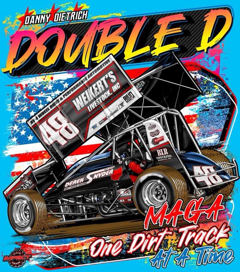 We can only hope. Make America Great AGAIN, one dirt track at a time. 
Shop at dannydietrich.com/merch