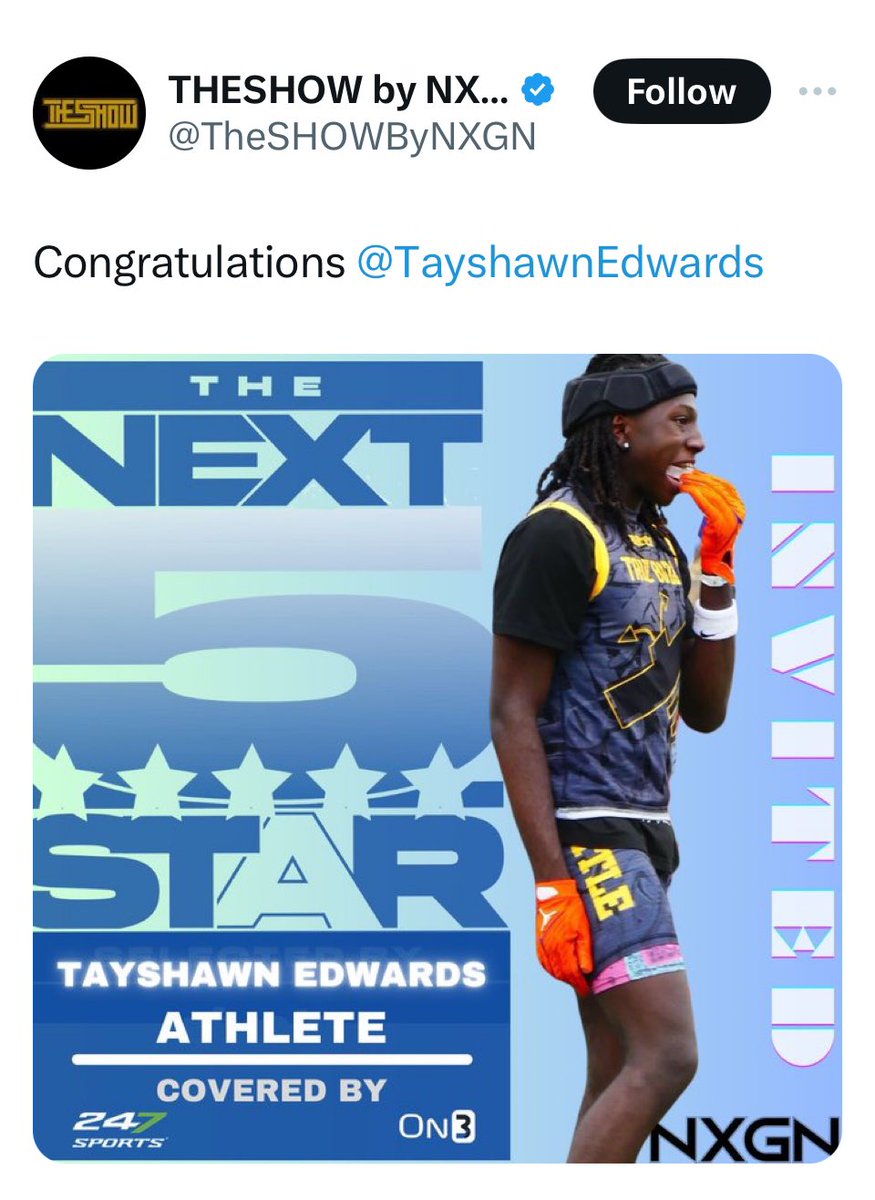 JayMeadors's tweet photo. 📍Little Rock 
📆 Saturday June 29th 
⏰ 10am to 11:30a
💰$75 

Space is Limted 10 WRs / 4QBs 
RSVP to reserve slot and location 

☎️ 972-904-5589 

#TheStandard 📏
#TopOfTheFoodChain⛓️
#ApexPredatorsOnly

The Resume Speaks for Its self ! 🗣️ https://t.co/yZJobxn6iu