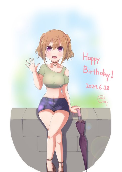 唯とバースデーデート
#アリスギアお絵かき 
#君影唯生誕祭 