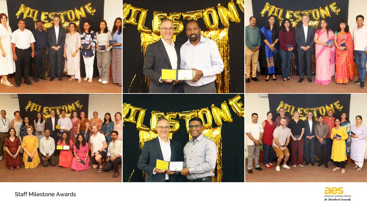 Celebrating our incredible staff members who have dedicated themselves to shaping minds and touching hearts for 5, 10, 15, 20, 25, and even 30 years! 🌟 

We honor their remarkable journey. Here's to many more years of inspiration and impact! 🏆👏

#StaffAppreciation #AESDelhi