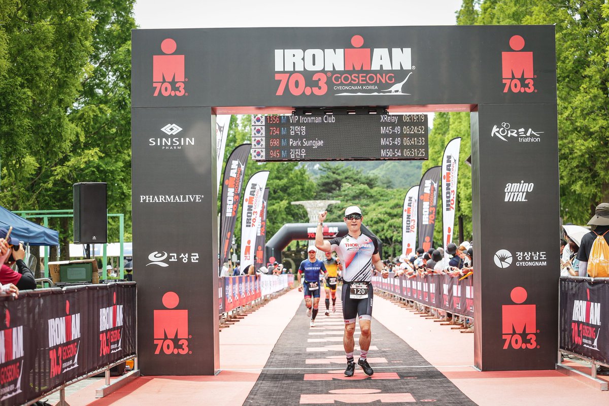 YoungDaeKim2's tweet photo. I participated in 2024 IRONMAN 70.3 GOSEONG, KOREA
The "2024 Iron Man 70.3 Goseong, KOREA" competition, which features 1,400 players from 33 countries around the world, was heated
It was a tough game, but I was happy to finish it
And It was nice to be able to cheer for @Thorlabs! https://t.co/UlfzZd7C1d