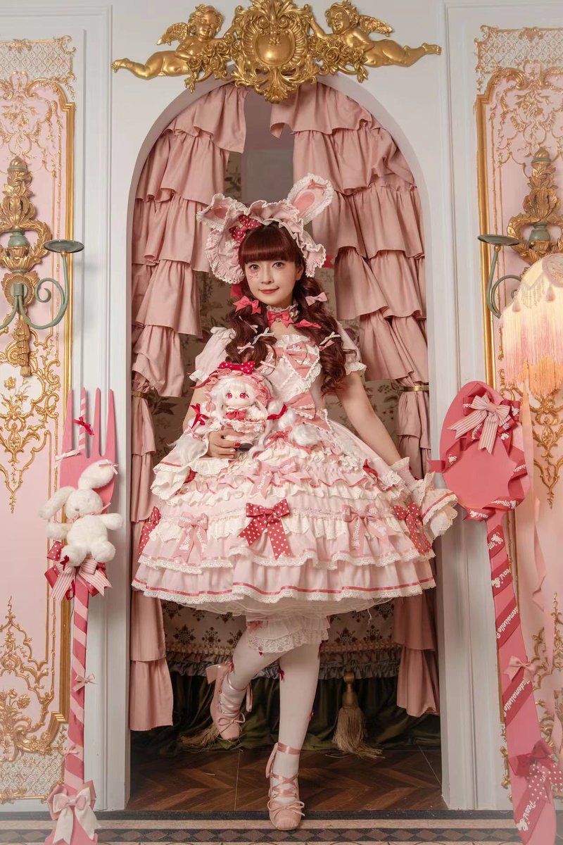 花と真珠箱さん x Misako Aokiコラボドレス「ラビットリボン」🎀大人気