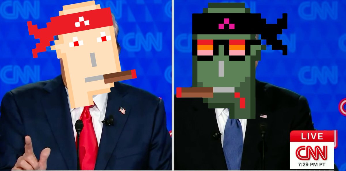 Artist_Icecream's tweet photo. Enjoying watching the presidential debate!

Particularly interested in the discussion regarding making fun NFTs + airdrops accessible for everyone!

@taikoninjas https://t.co/rL8u77gKwC
