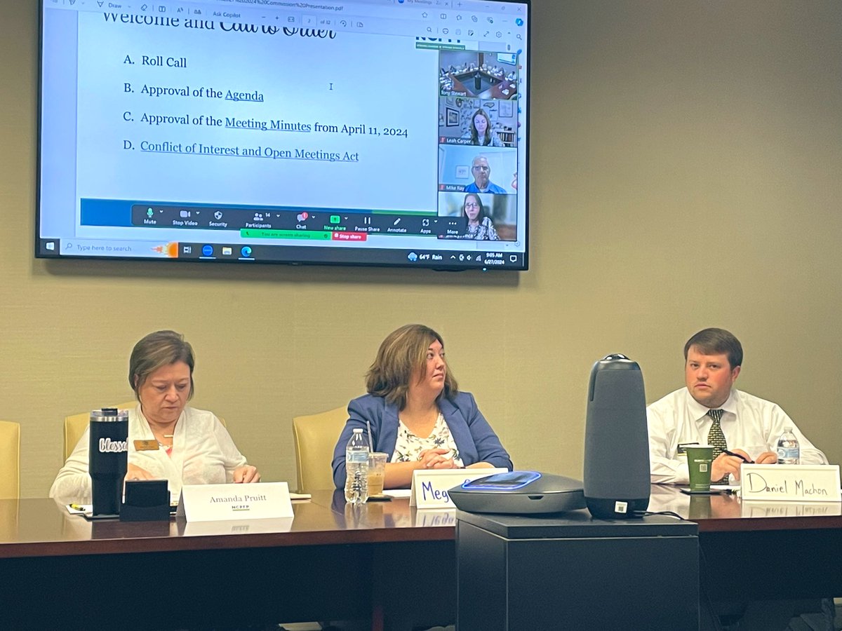 brosenbalm's tweet image. We were honored to host the @NCPFellows Commision Board in the @AppstateRCOE today! Productive dialogue around teacher roles, building leadership pipelines &amp;amp; growing our programs thru statewide recruitment made for an engaging convening! Love this premier leadership program!