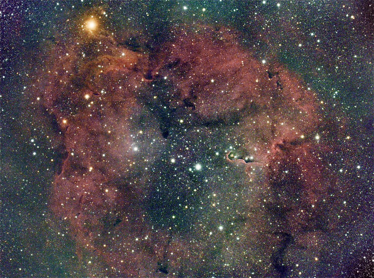 Elephants Trunk in Cephus. A star forming region of our galaxy about 3000 light years away. 

Askar V 80mm w/reducer ASI2600MC