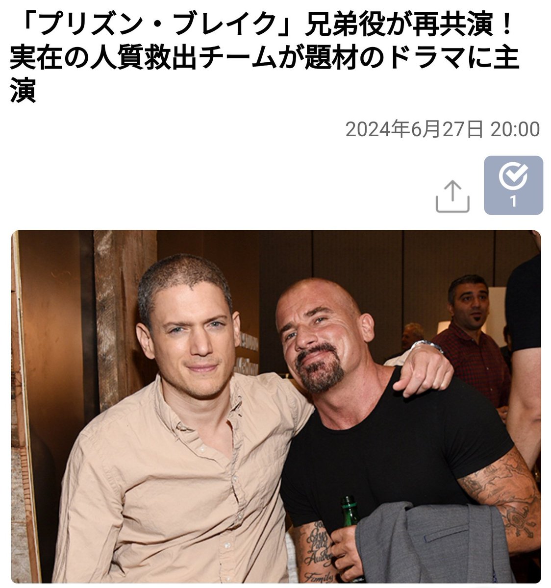 大ヒット海外ドラマ「プリズン・ブレイク」で主人公の兄弟役を演じた