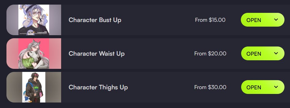 hi!
if you commission me on Vgen, I have a discount of $5! you can see the price below. it's cheap right? yeh it's very cheap! limited for 3 slots

so, please commission me on Vgen if you are interested. I really hope I could get the verified artist soon 

vgen.co/froyo