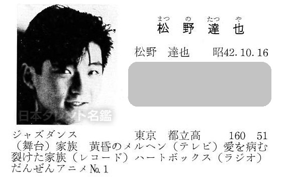 日本タレント名鑑HISTORY】 声優で俳優の松野太紀さんが 2024年6月26日