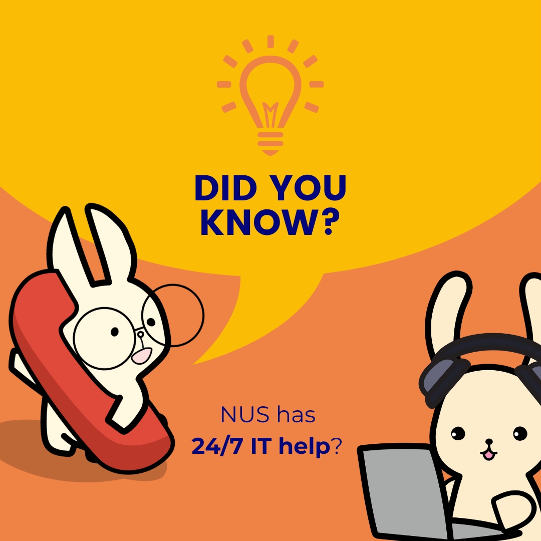 NUS_IT's tweet photo. Did you know NUS IT offers instant IT support right at your fingertips? Forget the old days of waiting for IT Care hours – our self-service tools are here to save the day!
Find out more: https://t.co/TVb3KWGgC4
#NUS #NUSIT #ALCA #nTouch #techsupport https://t.co/mHfErAd1rF