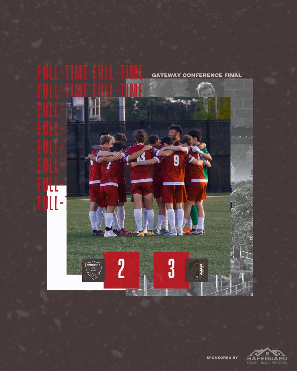 SpfldFC's tweet image. It ends here…

A heated battle with both teams down to 10 men leaves  the Stags just shy of the conference championship

⚽️ - Anthony Brown | assisted by @mariofalsone 
⚽️ - Ed Rose (PK) | won by Brian Bement 

Thank you to everyone who came out to support this season 🫶🏼