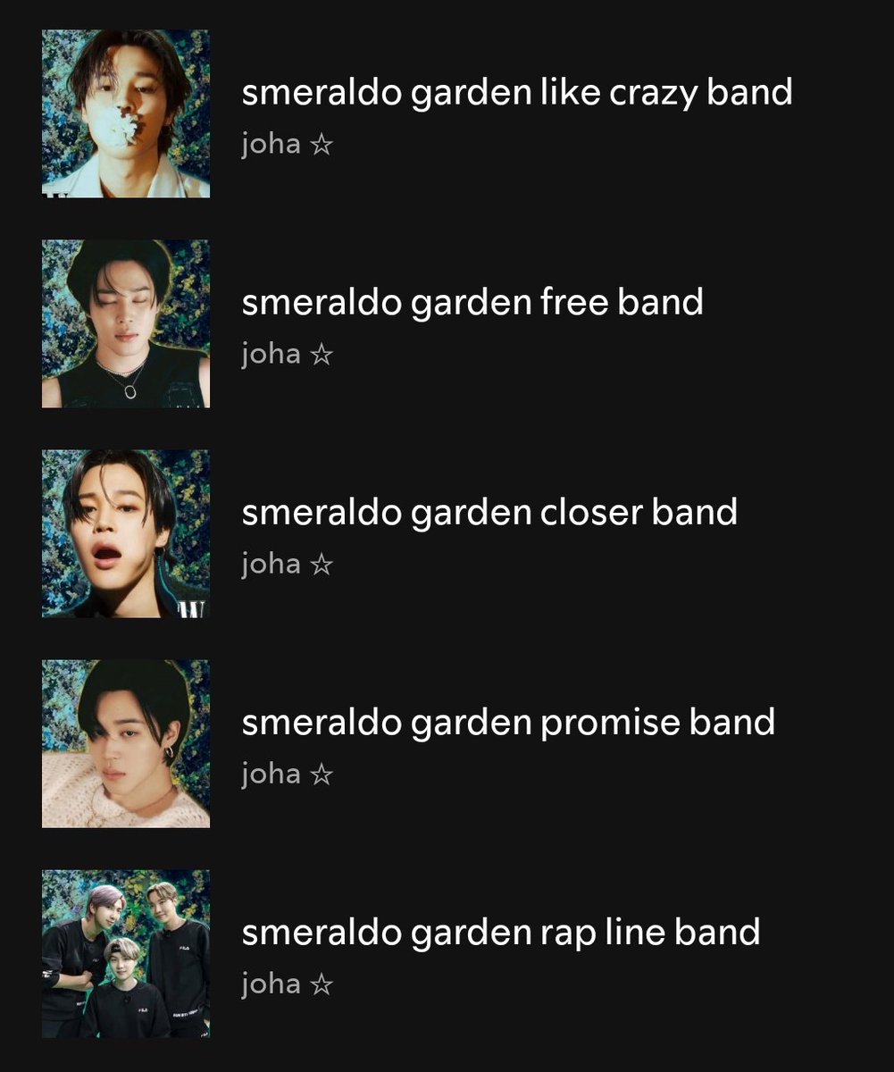 dprkvzzn's tweet photo. — hilo de playlists en spotify focus smeraldo garden marching band + proyectos/lanzamientos de la rap line y vocal line, rt para difundir 💐! @bts_twt https://t.co/4eqAWgUWsH