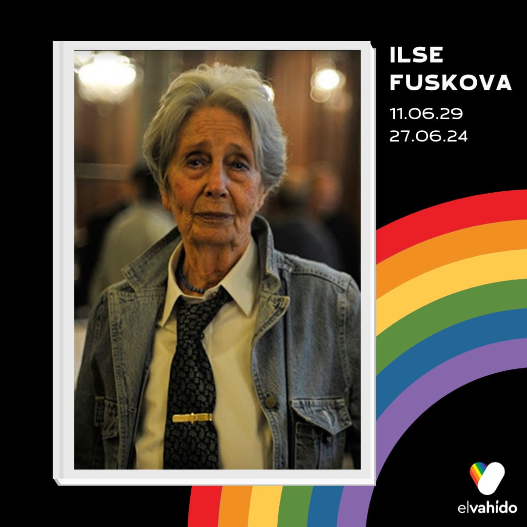 Hasta siempre inmensa Ilse...
Nos toca despedir a una incansable militante y referente de nuestra comunidad LGBTIQ+
Fue y será por siempre una referente histórica del feminismo y del colectivo lésbico.

Gracias por tu coraje y tu lucha querida #IlseFuskova.