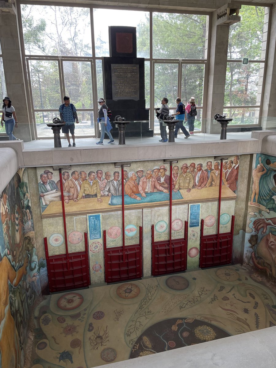 Day 4 - walking tour of Chapultepec to look at the history of water in Mexico City and then toured the castle after lunch. Almost 17,000 steps today!!